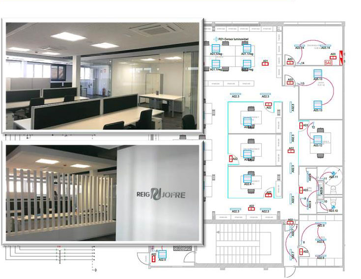 Proyecto de instalación de oficinas en Nave logística en Barcelona